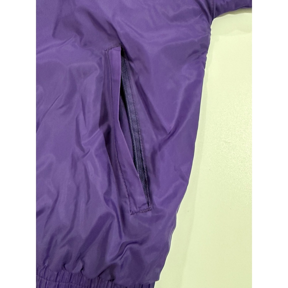 Charles River Clemson Tigers Purple Nylon Hooded Lined Jacket Men's Medium M116 - Picture 7 of 12